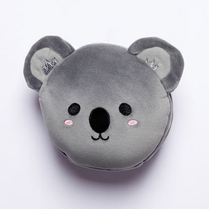 Koala Folding Pillow with Eye Mask Compact Travel Kids