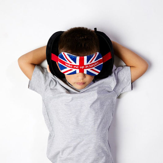 Travel Pillow London Guardsman and Eye Mask
