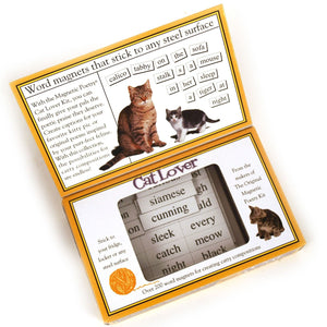 Magnetic Poetry Cat Lover Set Game Puzzle