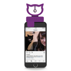 Cat Selfie Bell Phone Attachment