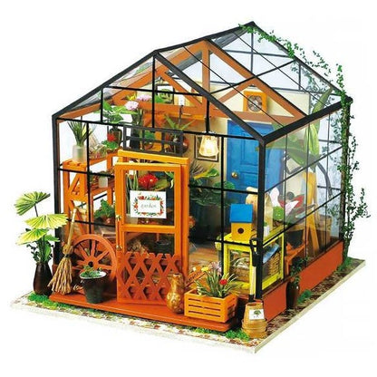 3D Puzzle Miniature Cathy's Flower House Greenhouse - Brand Academy Store