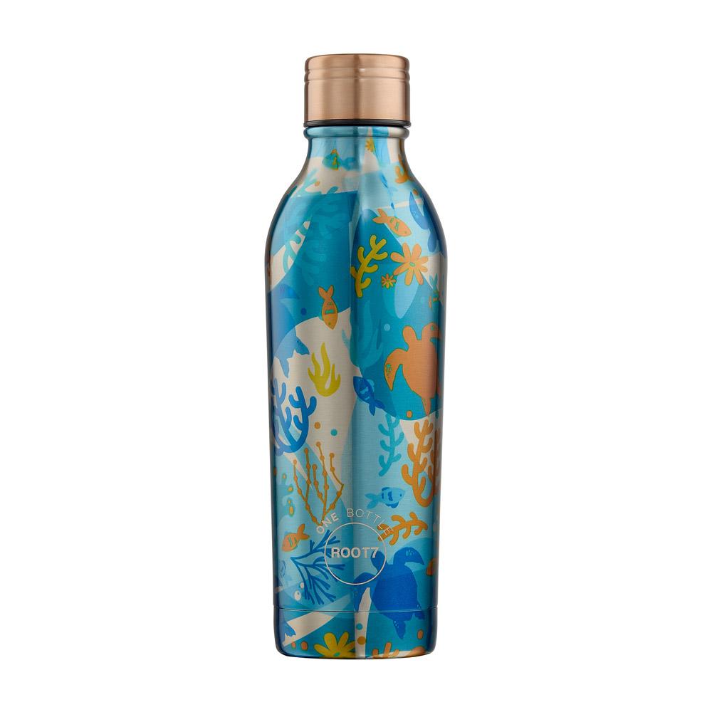 Insulated Water Bottle Coral Shine in Blue Green 500ml