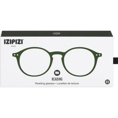 Reading Glasses Unisex Frame D +2 Green Crystal