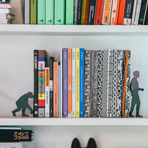 Evolution Bookends / Book Stopper Metal in Black