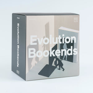 Evolution Bookends / Book Stopper Metal in Black