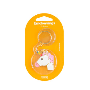 Unicorn emokeyring