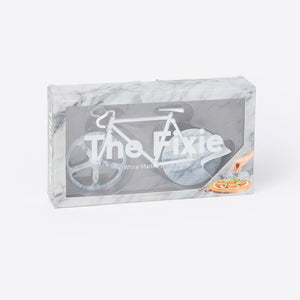 Pizza Cutter 'The Fixie' (White Marble)