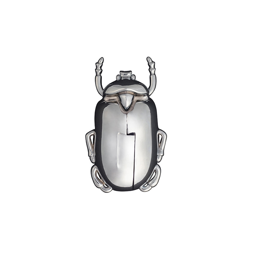 Corkscrew Bottle Opener Beetle Shape Silver