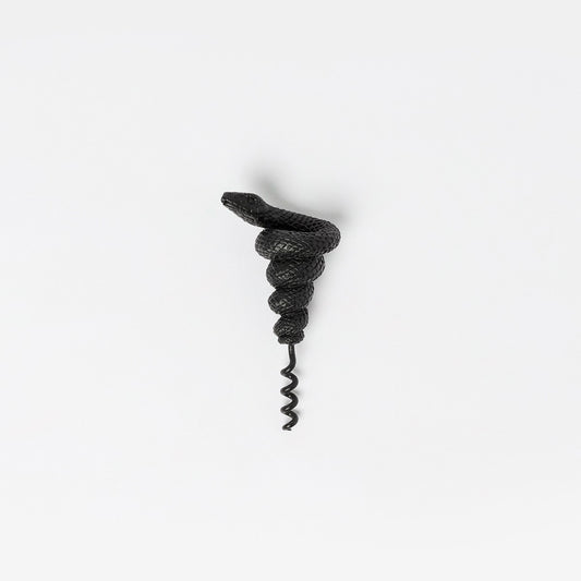 Corkscrew Mamba Snake in Black