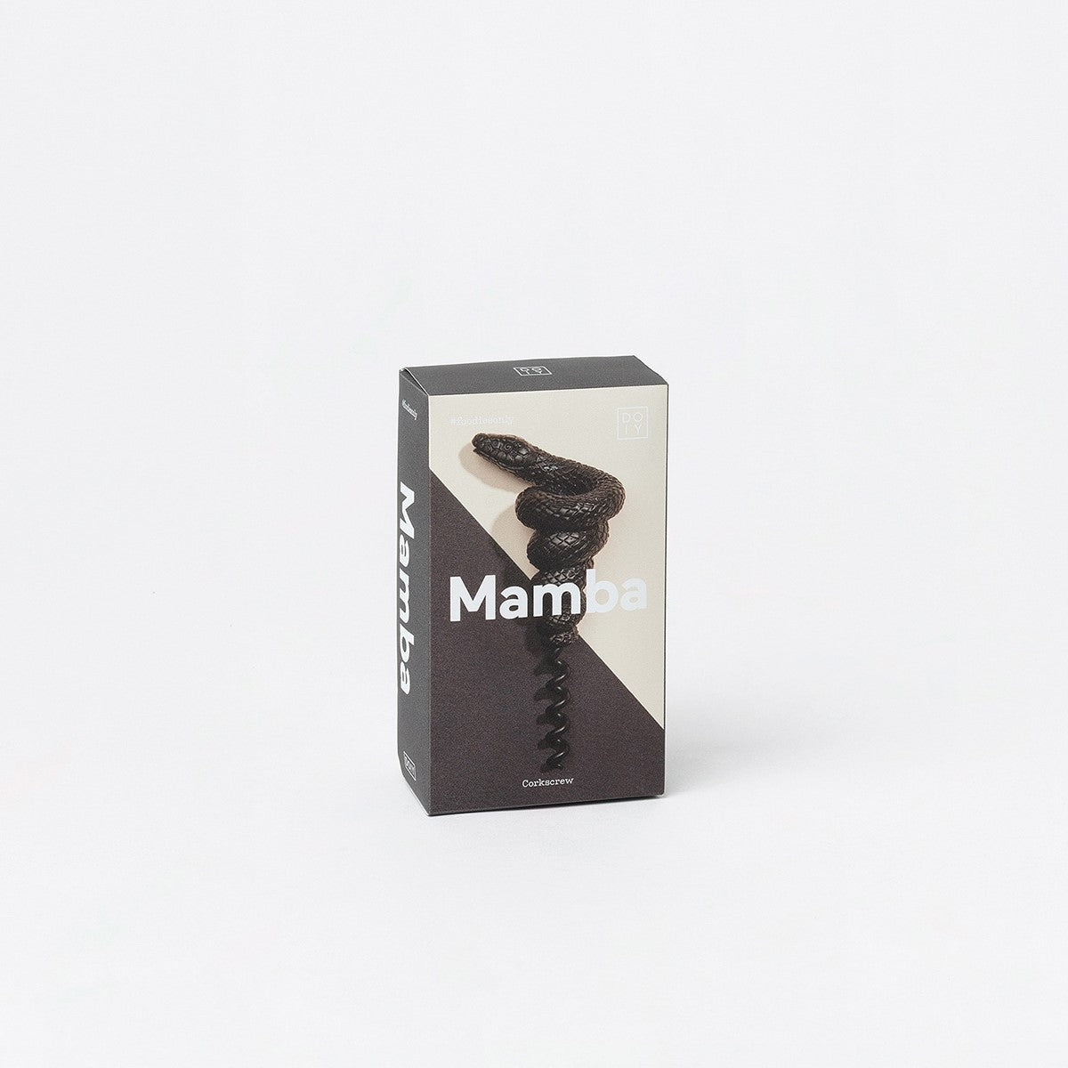Corkscrew Mamba Snake in Black - Brand Academy Store