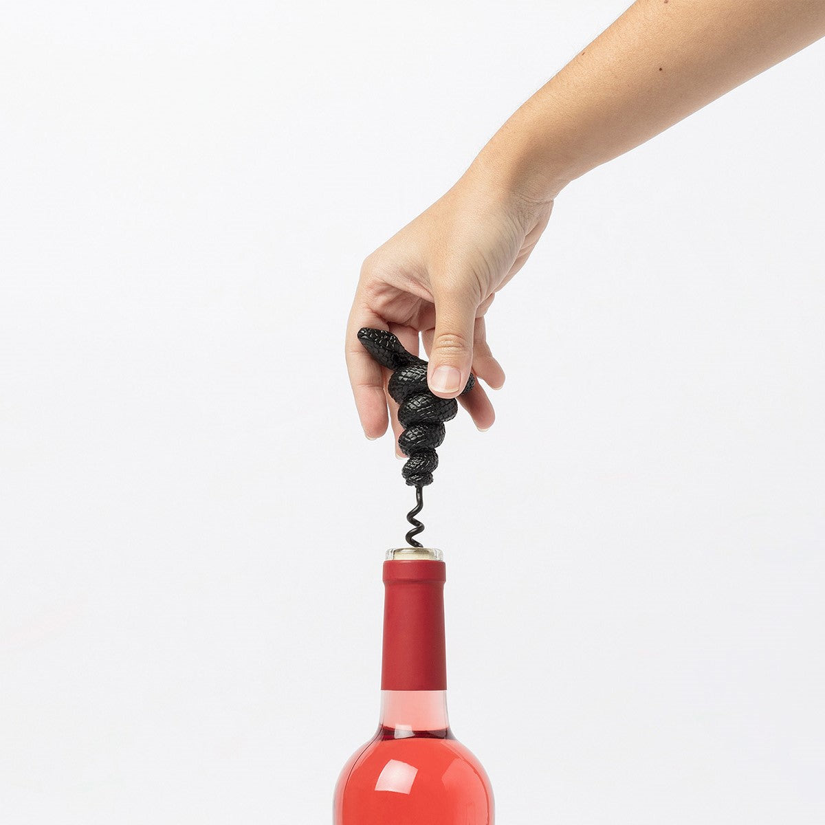 Corkscrew Mamba Snake in Black - Brand Academy Store