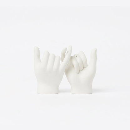 Interlocking Salt & Pepper Pinky-Swear White DOIY - Brand Academy Store