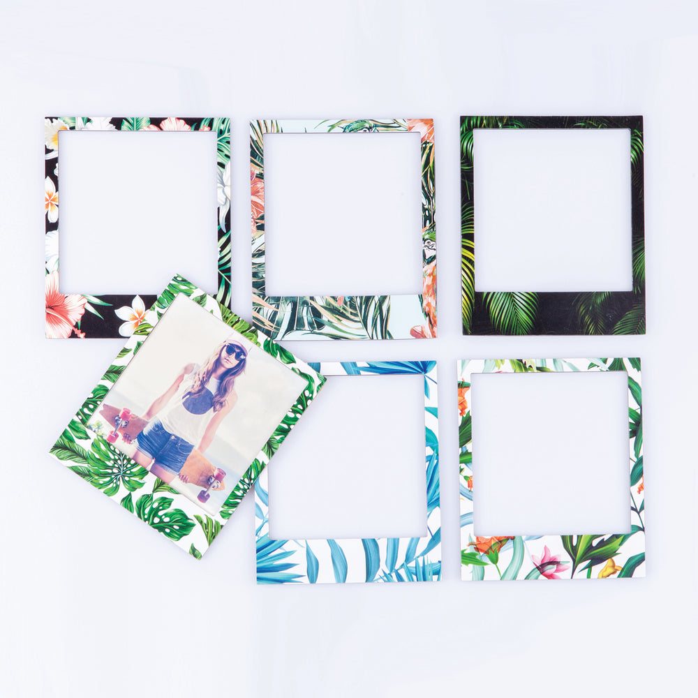 Magnetic Picture Tropical Polaroid Frames Set of 6