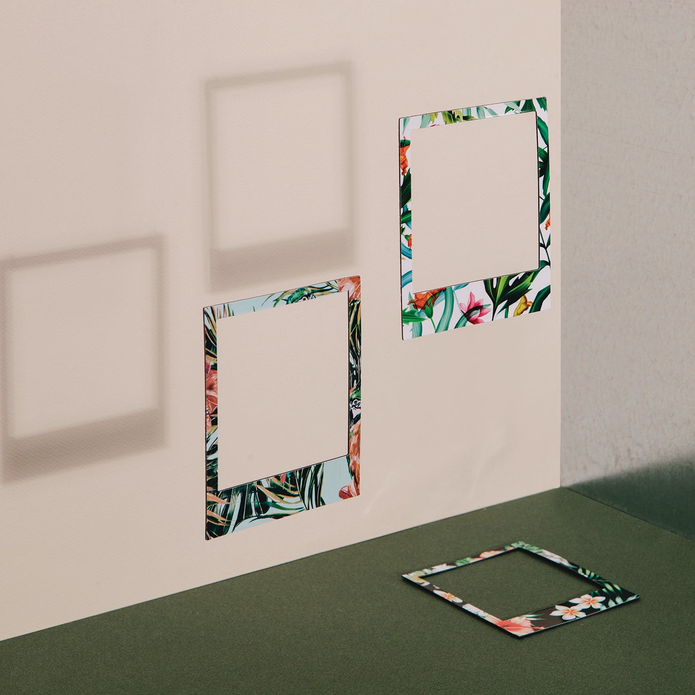 Magnetic Picture Tropical Polaroid Frames Set of 6