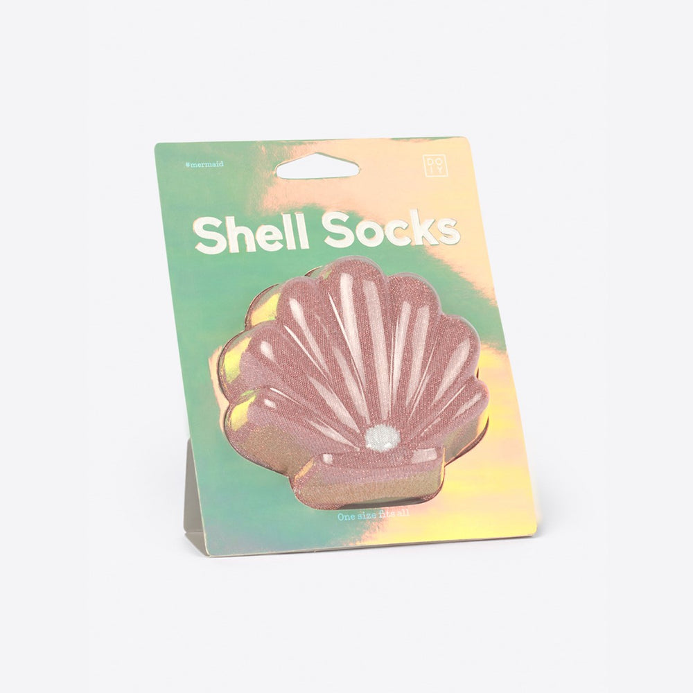 Socks Glittery Shell Pink