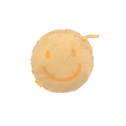 Rain Poncho Foldable Smile Yellow