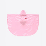 Rain Poncho Foldable Yolo Heart Pink