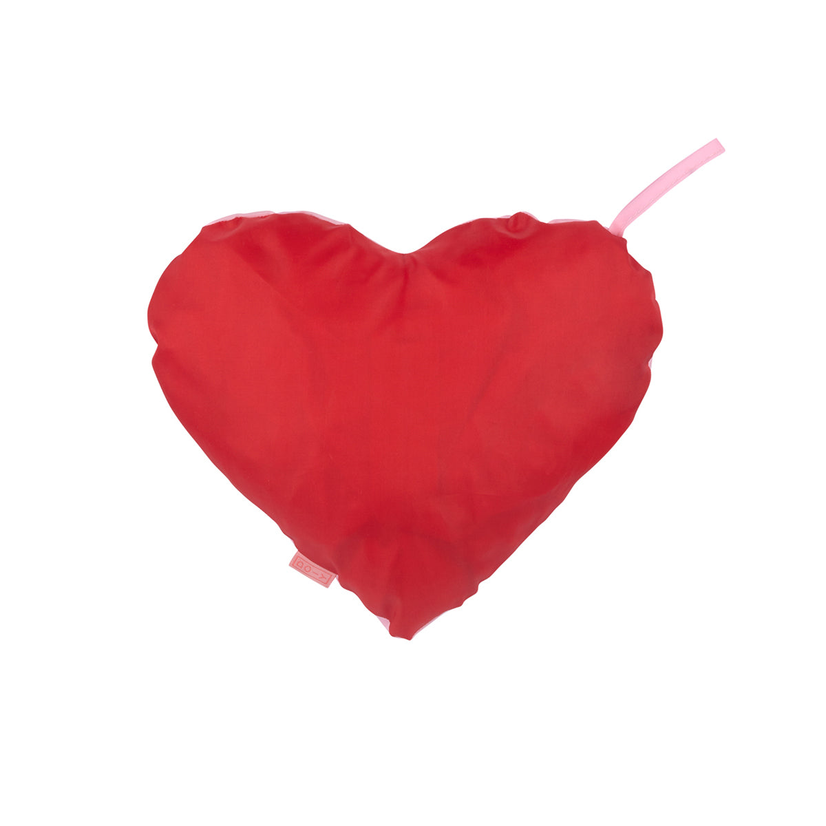 Rain Poncho Foldable Yolo Heart Pink