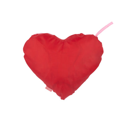 Rain Poncho Foldable Yolo Heart Pink