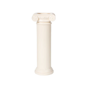Vase Athena Roman Column White DOIY