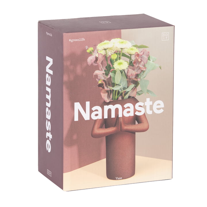 
            
                Load image into Gallery viewer, Namaste Vase Brown
            
        
