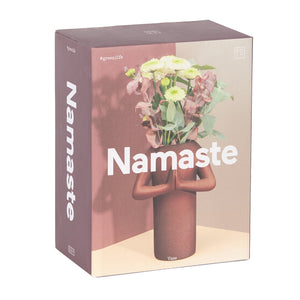 Namaste Vase Brown