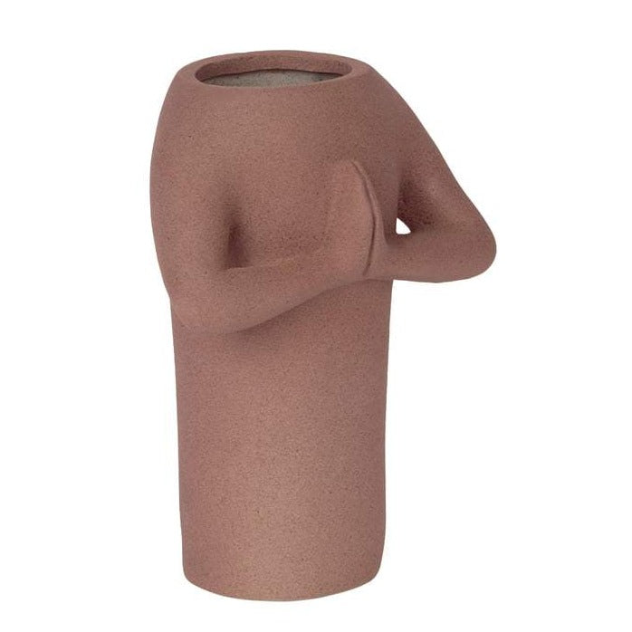
            
                Load image into Gallery viewer, Namaste Vase Brown
            
        