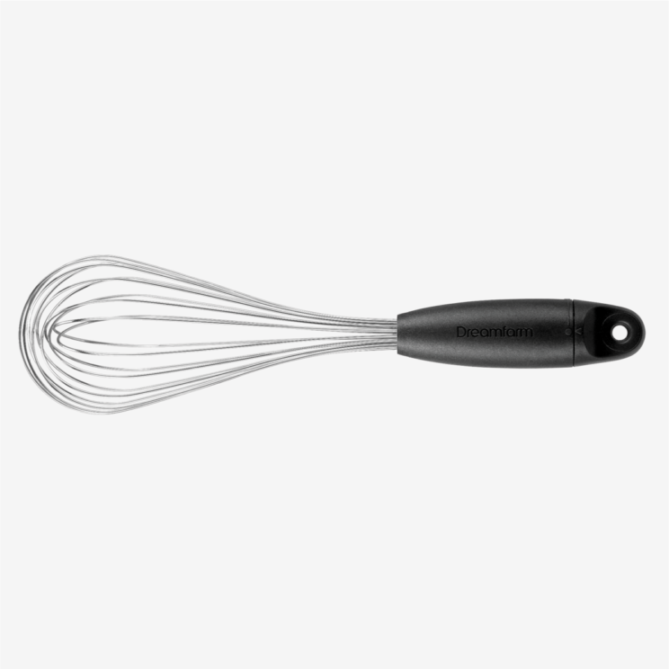 Flisk Fold Flat Balloon Whisk Dreamfarm Black