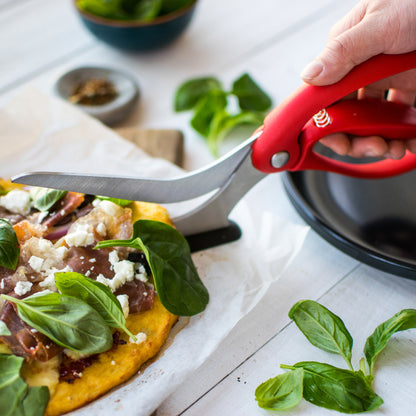 Pizza Scissors Kitchen Scissors Scizza in Red