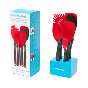 Utensil Kitchen Set of the Best in Red