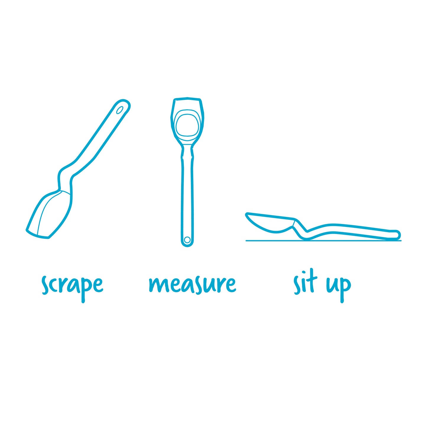 Scoop And Spoon Combo Supoon in Red