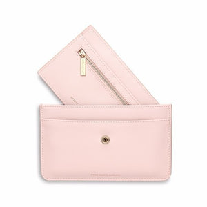 Travel wallet blush