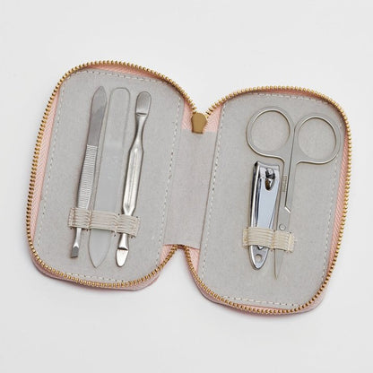 Nail Kit Travel Mini 5 Piece in Blush Pink