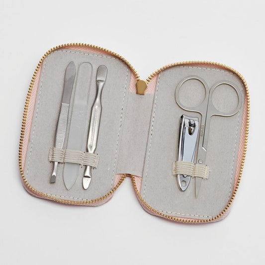 Nail Kit Travel Mini 5 Piece in Blush Pink