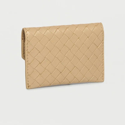 Purse Envelope Taupe Weave for Cards