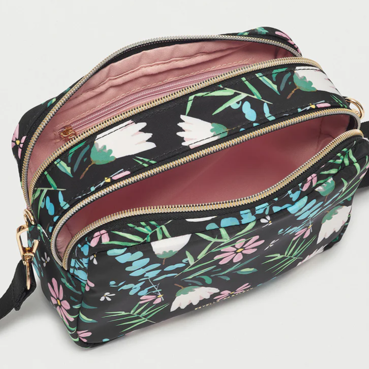 Crossbody Bag Removable Strap Dark Floral Estella Bartlett