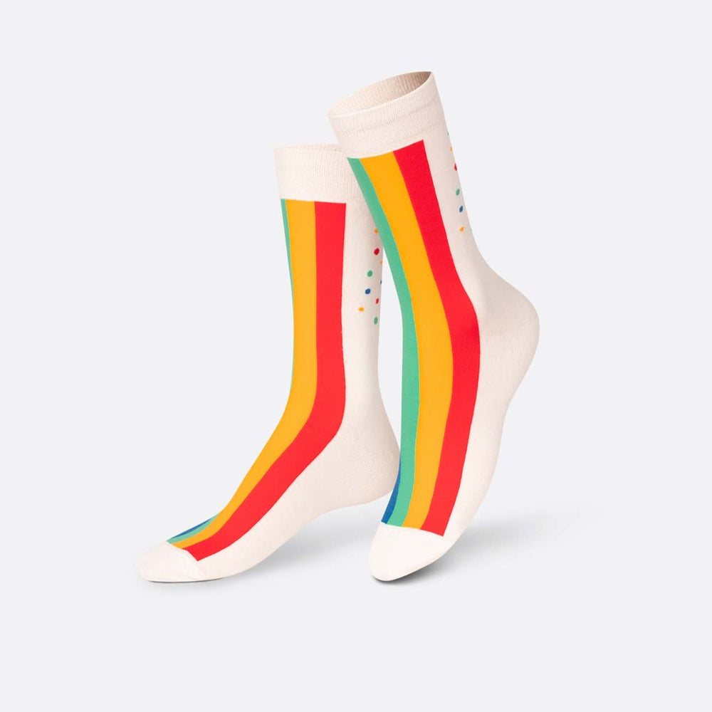 Rainbow Cake Socks Unisex Eat My Socks