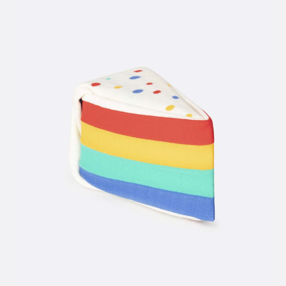 Rainbow Cake Socks Unisex Eat My Socks