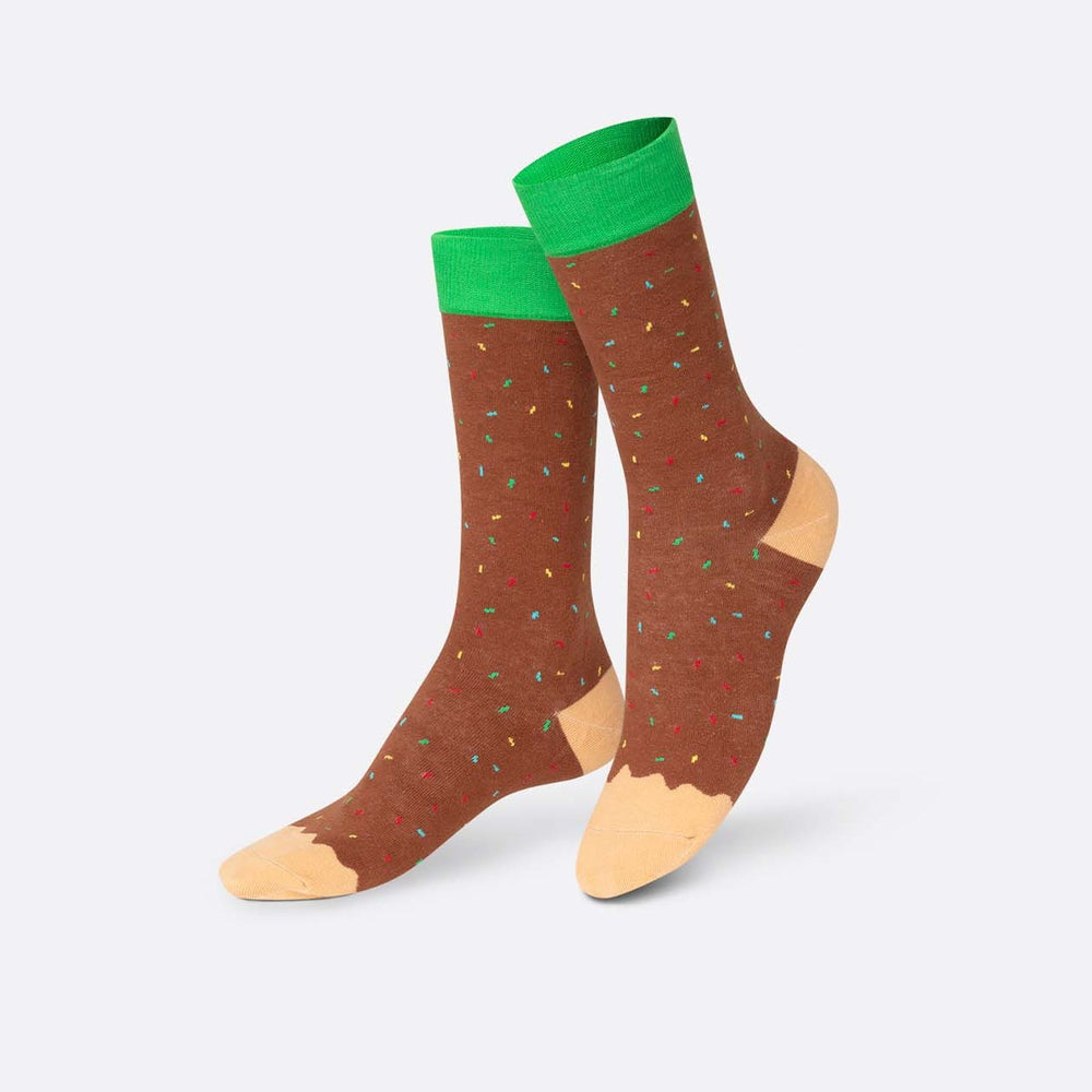 Donuts Chocolate Socks Unisex Eat My Socks