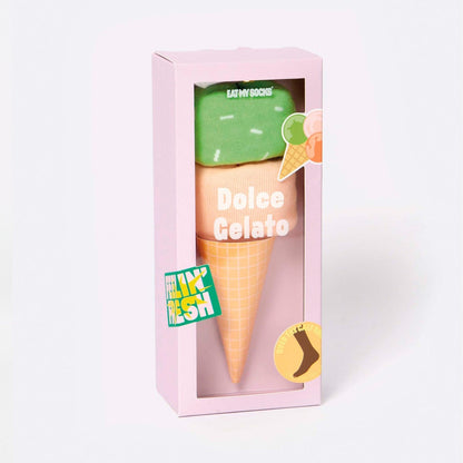 Gelato Socks Unisex Eat My Socks Pink Green