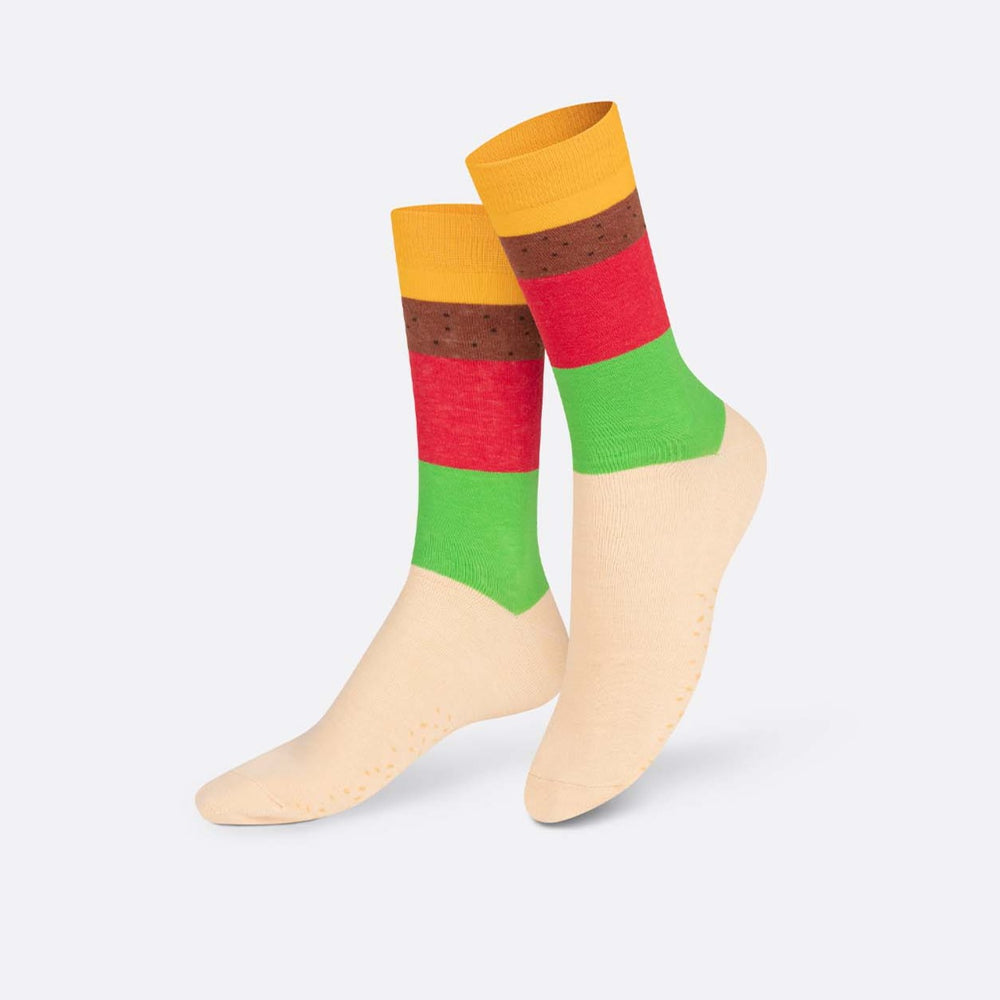 Cheeseburger Socks Unisex Eat My Socks