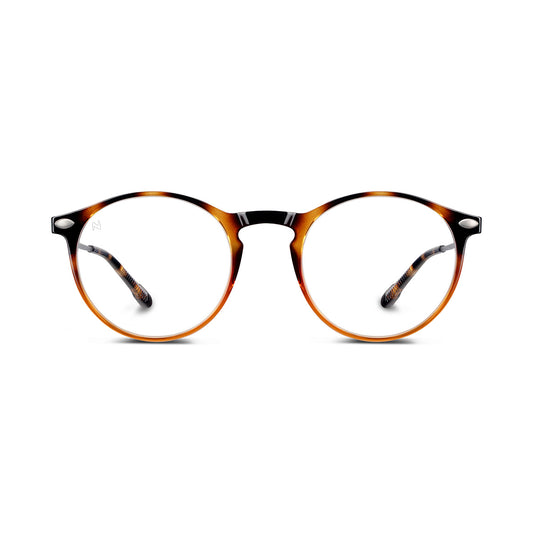 Blue Light Glasses +1 Bronze Tortoise Cruz with Case Nooz