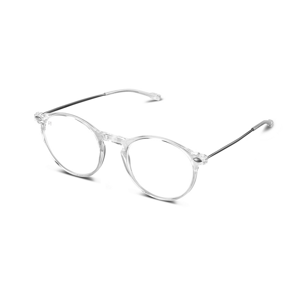 Reading Glasses +1.5 Crystal Clear Transparent Cruz with Case Nooz