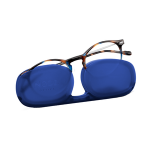 Blue Light Glasses Tortoise Navy Cruz with Case Nooz