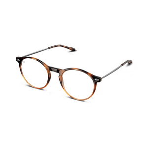 Reading Glasses +1 Tortoise Bronze Cruz with Case Nooz