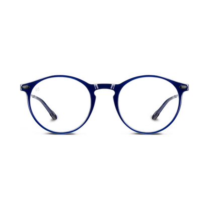 Reading Glasses +1.5 Navy Blue Cruz with Case Nooz