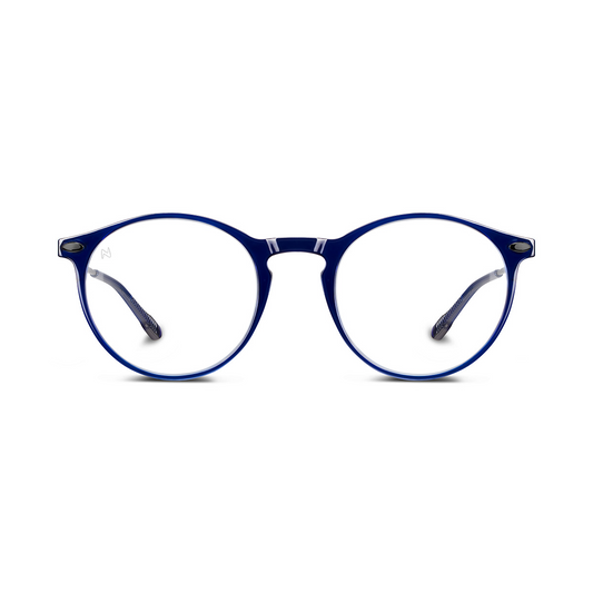 Reading Glasses +1.5 Navy Blue Cruz with Case Nooz