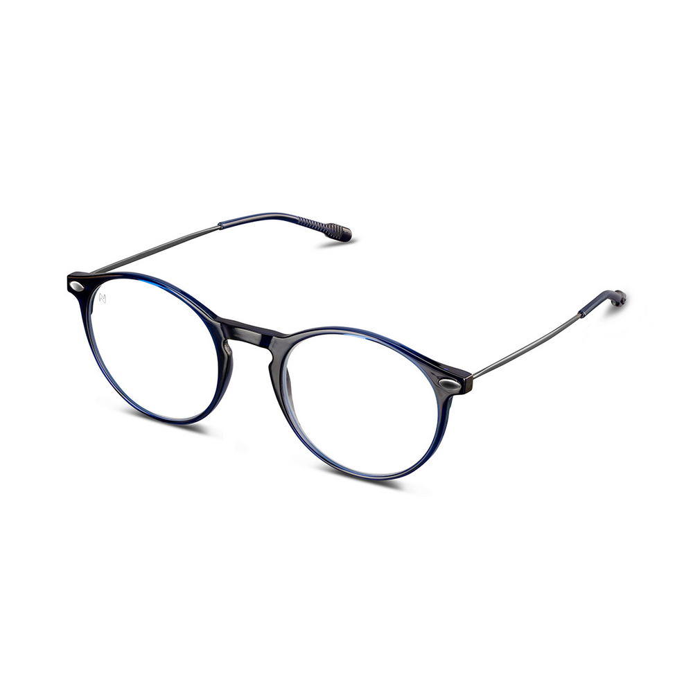 Reading Glasses +1.5 Navy Blue Cruz with Case Nooz