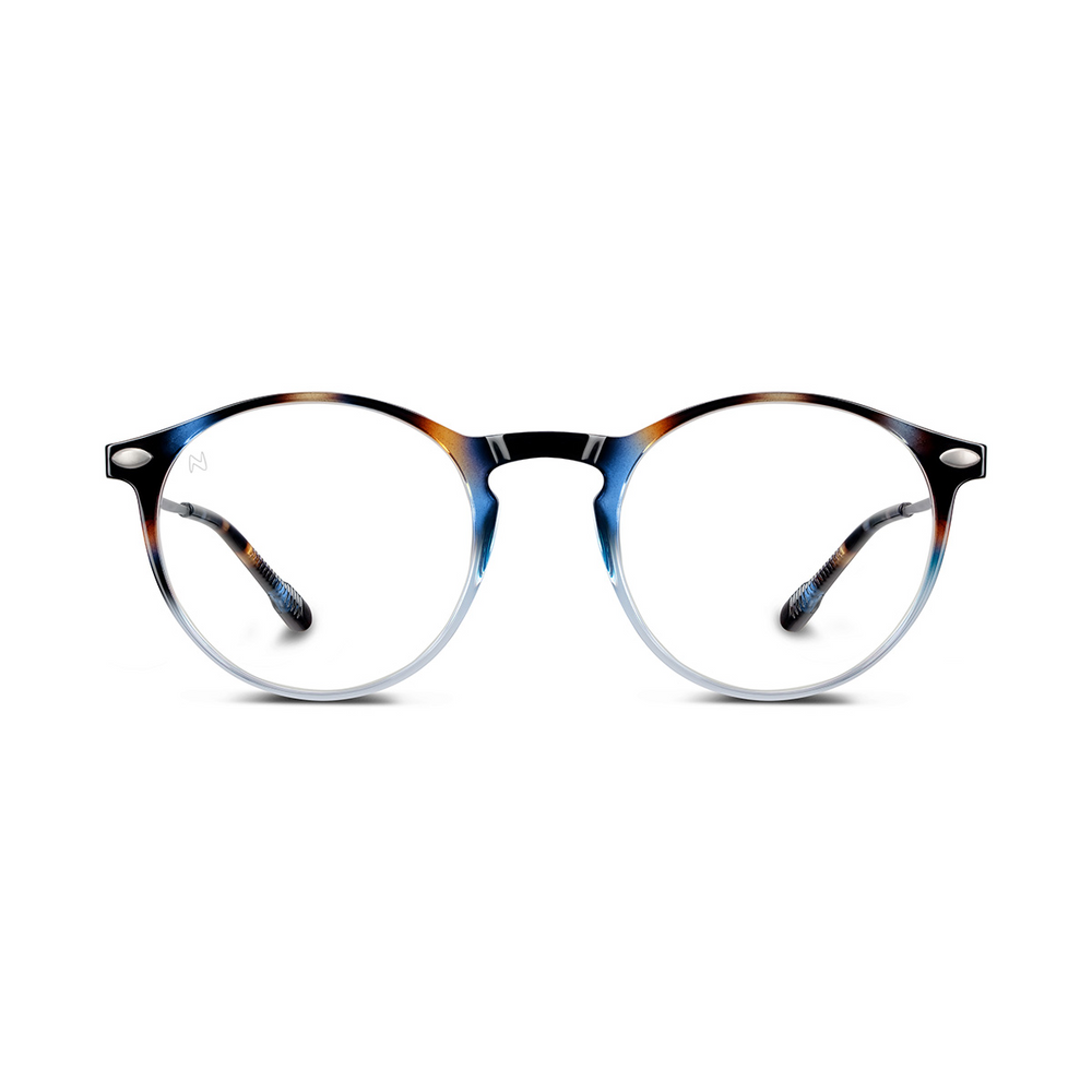 Blue Light Glasses Tortoise Navy Cruz with Case Nooz