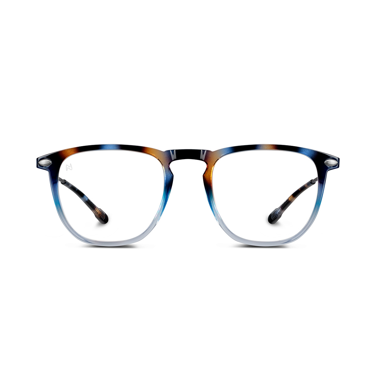 Reading Glasses +2.5 Tortoise Navy Dino with Case Nooz